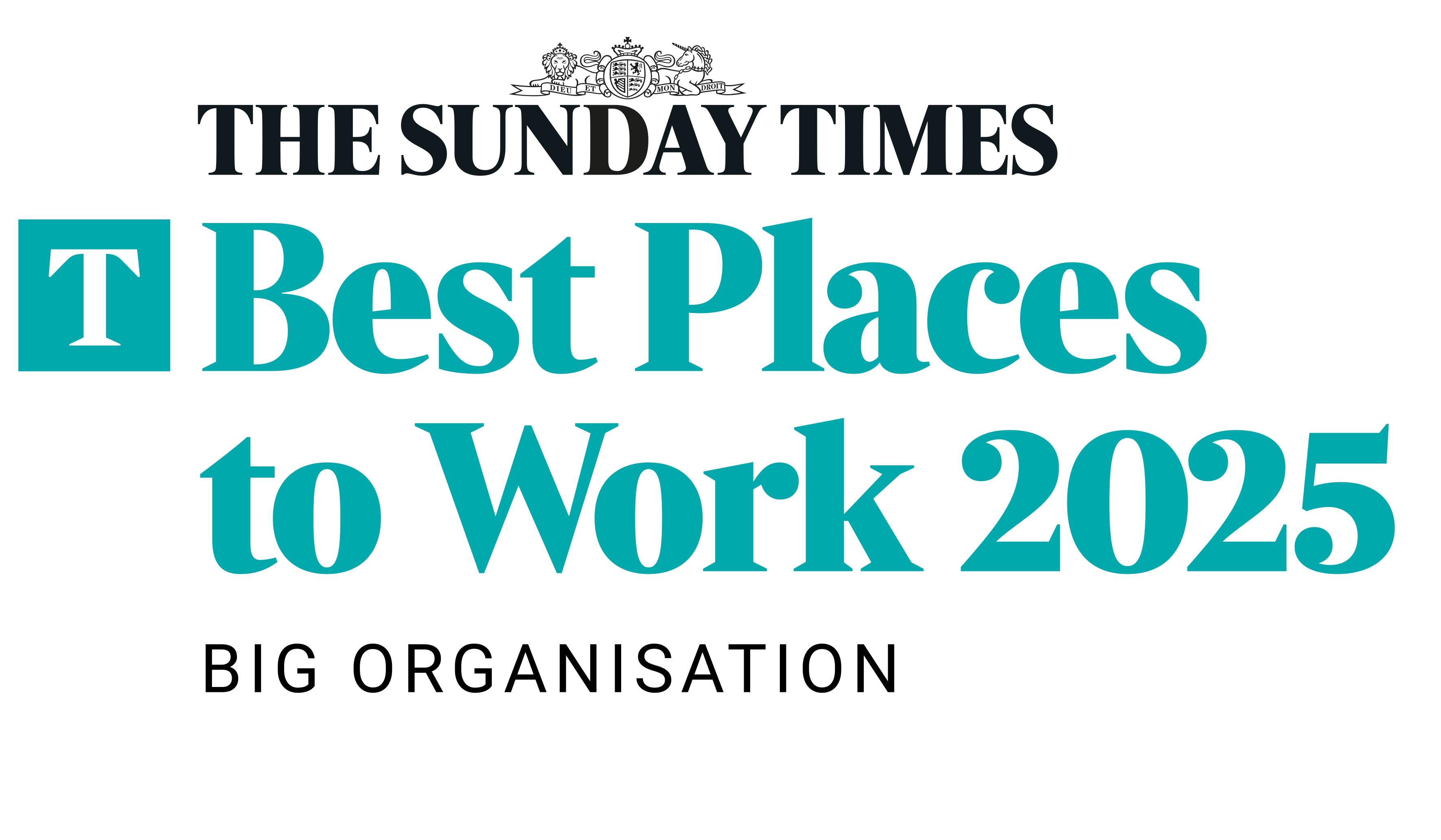 The Sunday Times Best Places to Work 2025 - Big