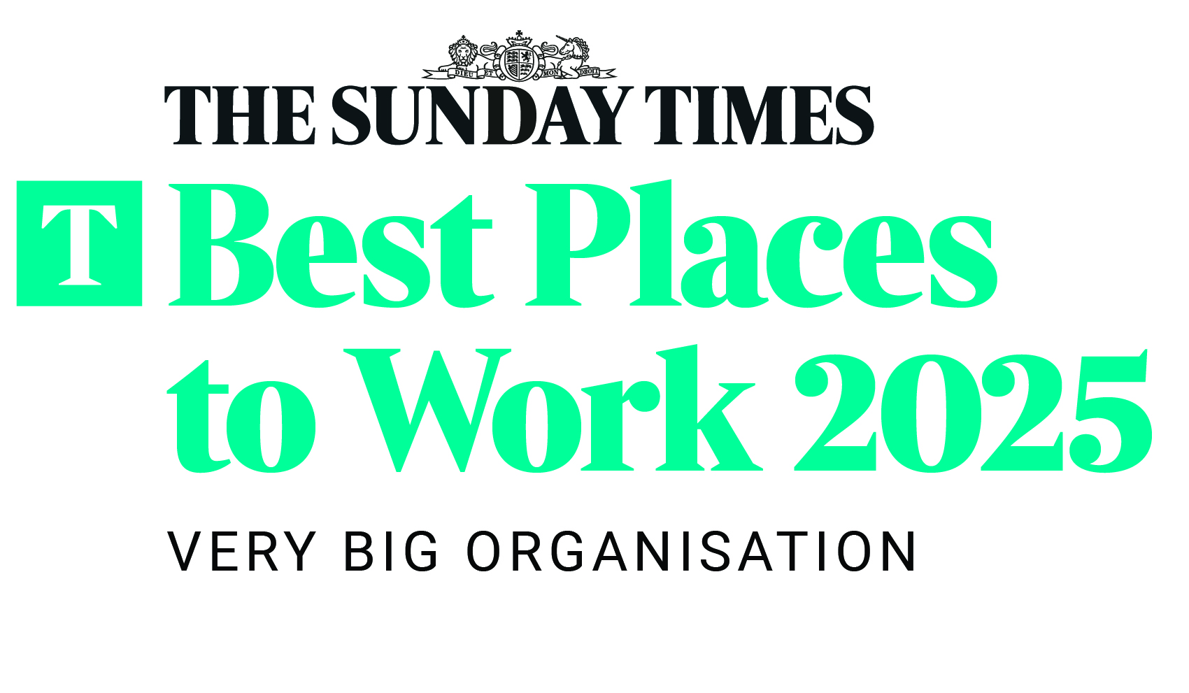 The Sunday Times Best Places to Work 2025 - Very Big